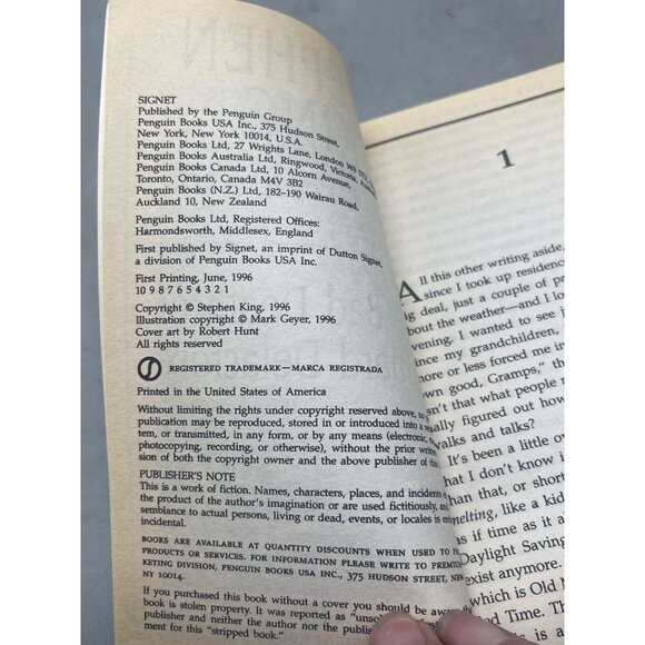 The green mile books Stephen King paperback 1996 English 3 books READ - Picture 11 of 11